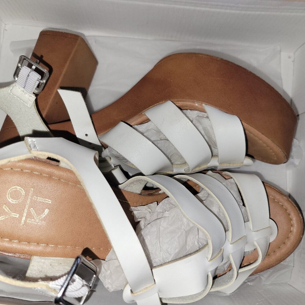White Sandal Heels